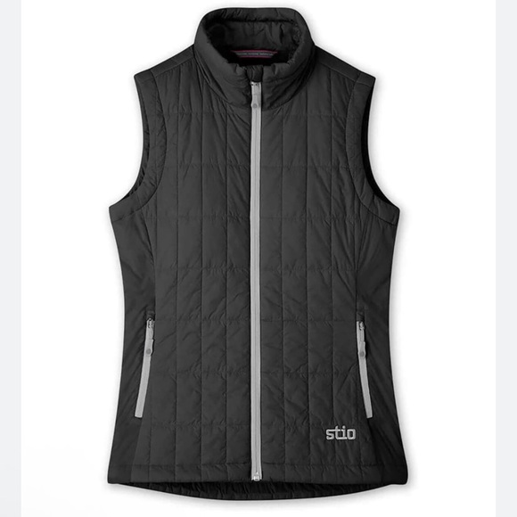 Stio Jackets & Blazers - Stio Embroidered Women’s Boundary Black Azura Vest